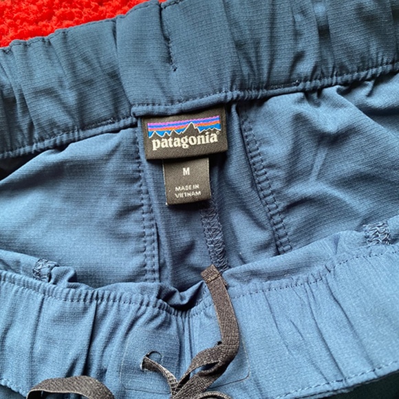 Patagonia High Spy Cropped Pants Stone Blue Medium NWOT - Picture 6 of 10